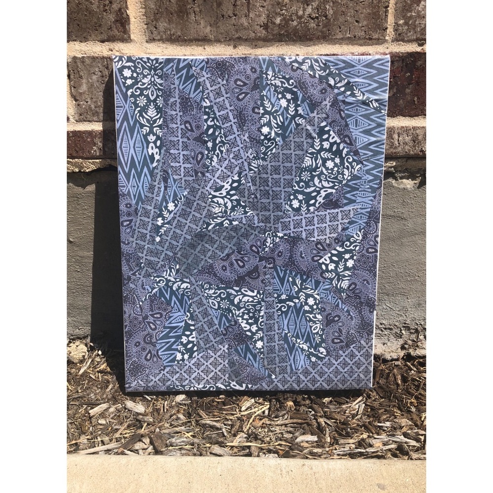 ✨Original Handmade Analog Collage on Canvas✨